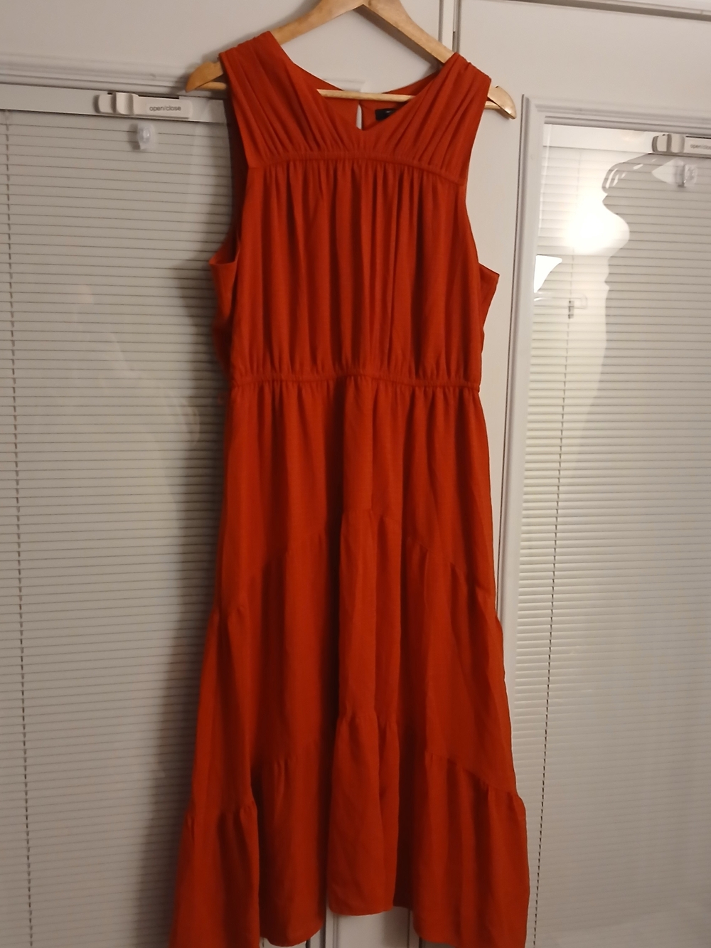 Simply Vera Vera Wang Red Sleeveless Maxi Dress